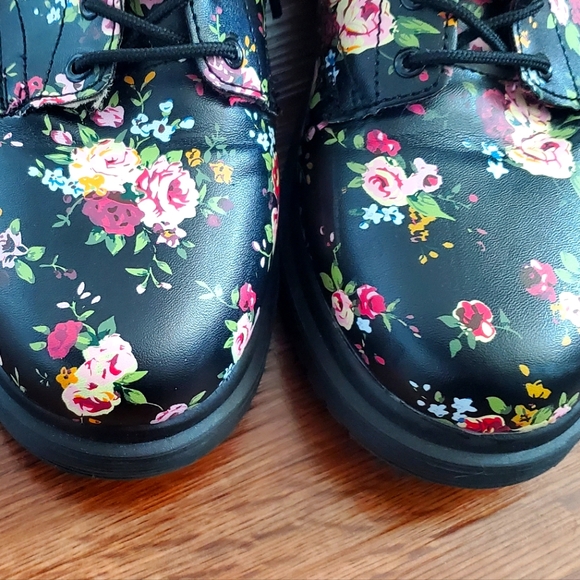 Floral combat boots - Picture 5 of 6